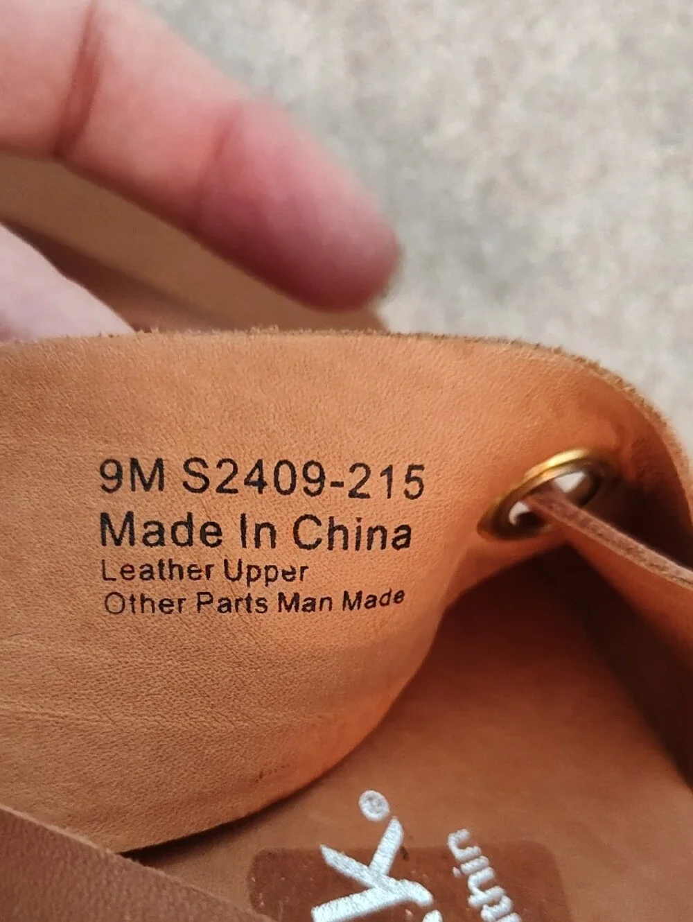SoftWalk Women’s Brown Leather Thong Sandals with Gold Accent